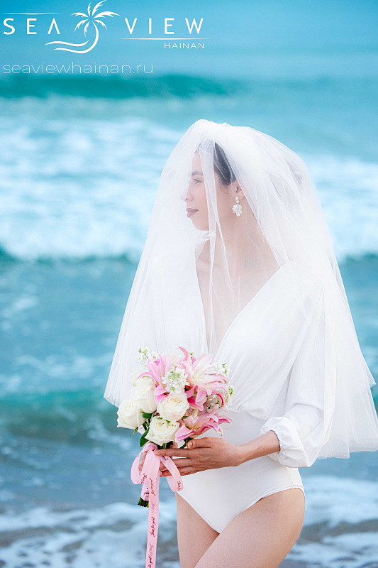 Veil on a headband