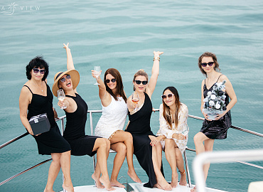 Yacht photoshoot