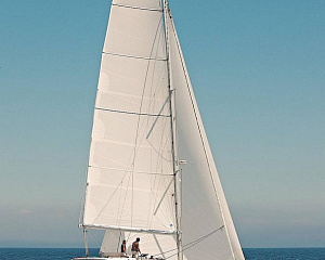 Twin sailing yacht