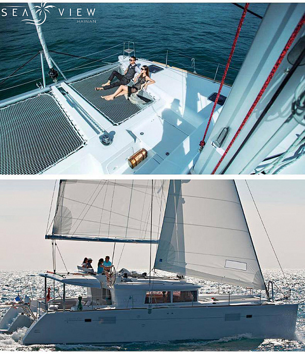 Twin sailing yacht