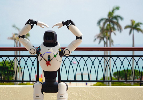 Robots at the Marriott!
